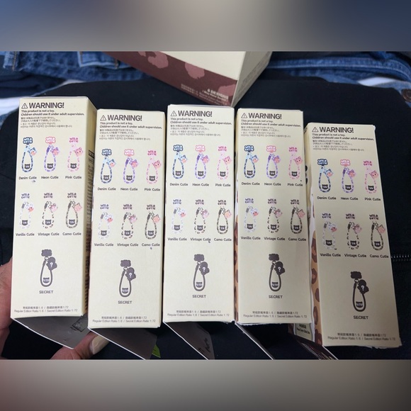 Wild but cutie phone charm set of 5